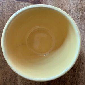 Vintage Bauer Ringware Chinese Yellow Custard Cup Beehive Pottery 3.5”